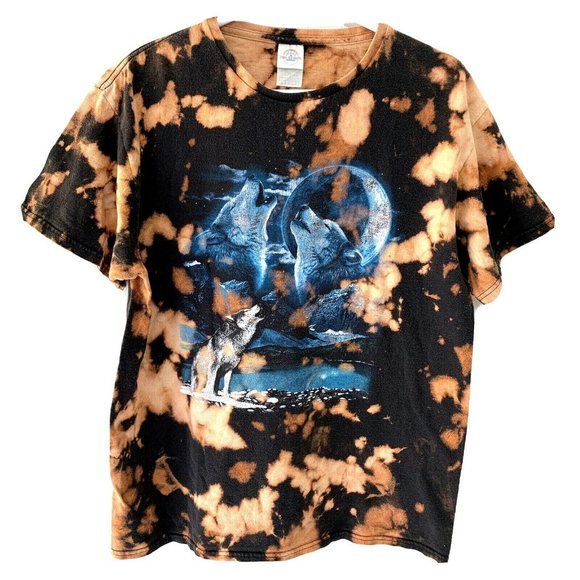 Delta Other - Rare Native American Howling Wolf Moon Men M - L